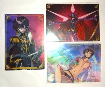 코드 기어스 기어제네 로스트 스토리 클리어 카드 를르슈 3종 세트