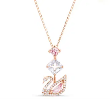 Swarovski 스완 목걸이 골드
