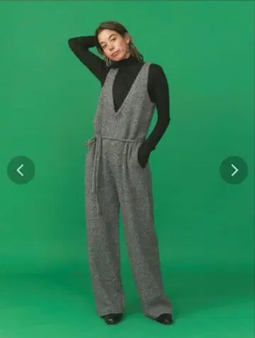 ungrid 새상품 네프얀 루즈 니트 올인원