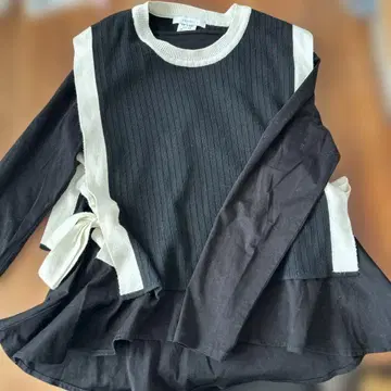 FENNEL 리본 포함 긴팔 상의 9호