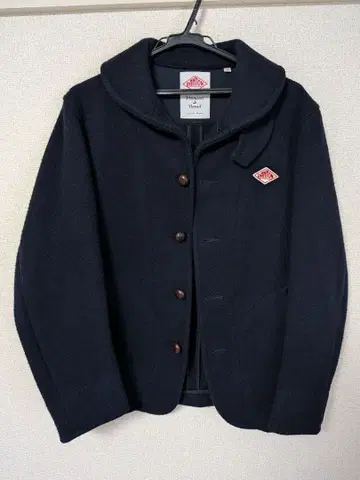 단톤 울 모사 둥근 카라 자켓 사이즈 40