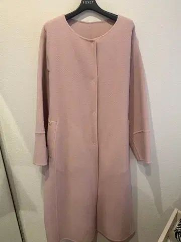 AUSTIN REED 핑크 롱 코트