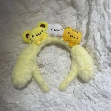 산리오 퓨로랜드 머리띠 폼폼푸딩