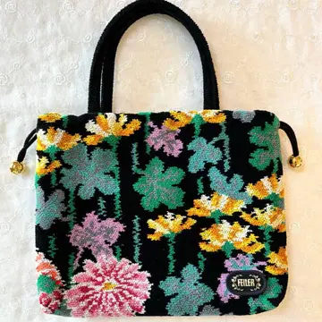 [ 중고품 ] FEILER 복조리 토트백 [ 지베르니 ]