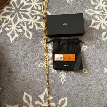 M.U.L. 다이아몬드 장식 라리엣 체인 골드 컬러