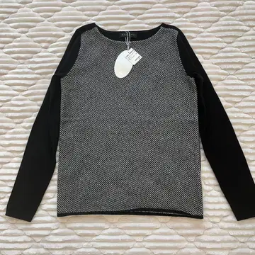 더마 컬렉션 헤링본 자카드 풀오버 캐시미어 100%