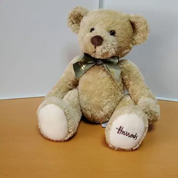 해롯 x 미츠코시 테디베어 봉제 인형