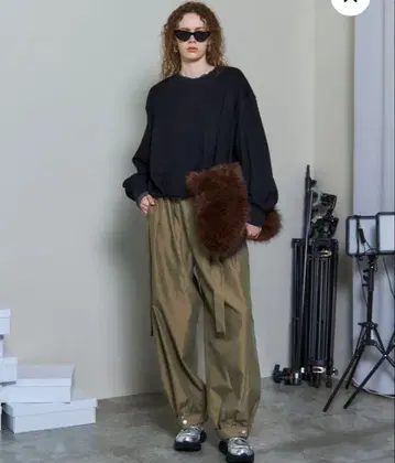 MAISON SPECIAL Balloon Short Sweatshirt