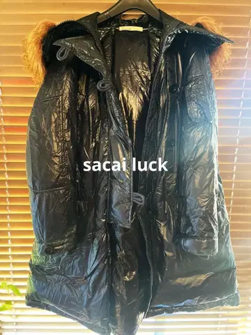 sacai luck 퍼 다운 자켓