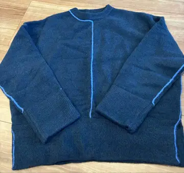 자라 대비 파이핑 니트