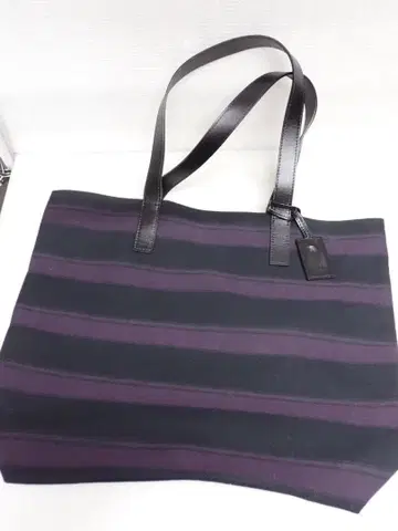 SHIMA-SHIMA 코쿠라 직조 토트백 퍼플 코쿠라지마지마 J6-B