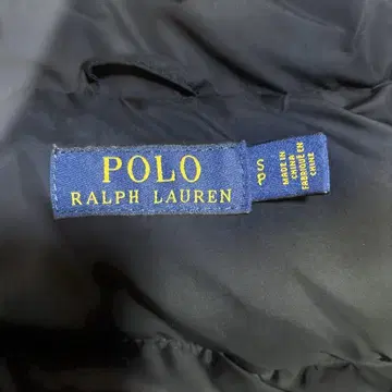 랄프 로렌 후드 부착 베스트 다운 75%