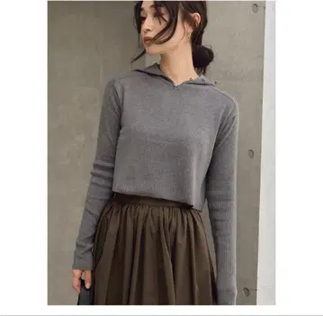 Hella 2WAY 니트 풀오버 그레이