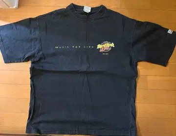 하드 록 카페 T셔츠 블랙 구제 의류