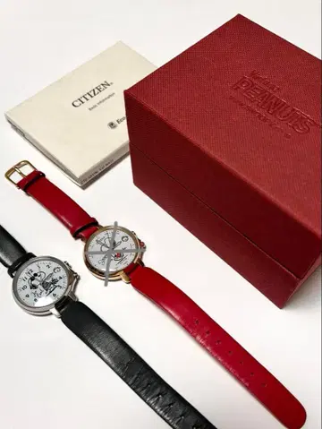 [ 세계 한정판 500개 ] CITIZEN 스누피 에코 드라이브 손목시계