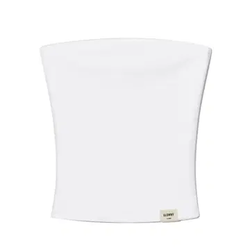 GLOWNY G CLASSIC TUBE TOP (WHITE)