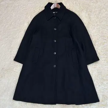 ZARA MANTECO 마테코 롱 코트 스탠 칼라 블랙