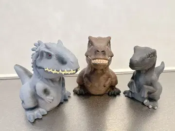 쥬라기 월드 소프트 비닐 퍼펫 마스코트 3체 세트