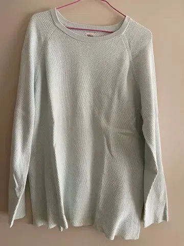 Ron Herman 민트 그린 긴팔 티셔츠 론 헤르만