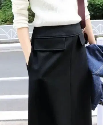 택 포함 새상품 SLOBE IENA 멜톤 A라인 스커트 36