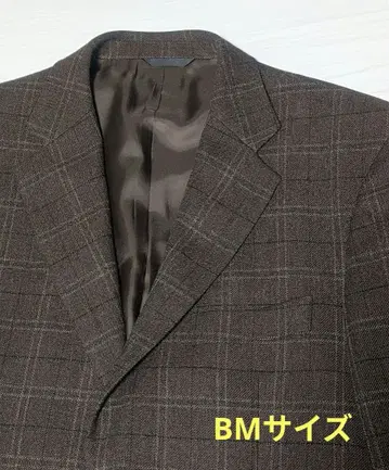 더반 MODULAR 브라운 체크 무늬 테일러드 자켓