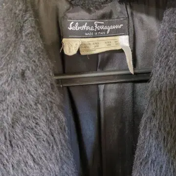 Salvatore Ferragamo 블랙 롱 코트