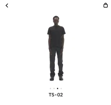 Yeezy TS-02 사이즈 1 티셔츠 블랙 화이트 세트