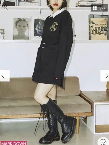 jouetie BIG 라거 셔츠 원피스