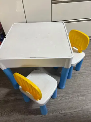 어린이용 블록 놀이 테이블 세트