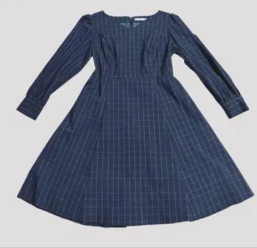 overE Emma 네이비 체크 원피스 사이즈 96