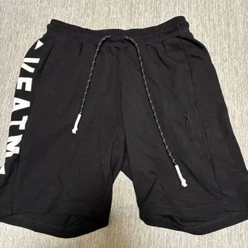 veatm 블랙 숏팬츠 L 사이즈 로고