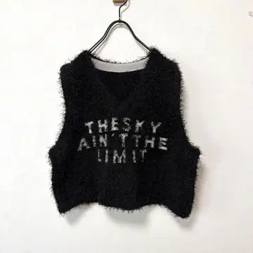 ayane 아얀 로고 댄스얀 니트 베스트