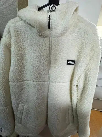 NERDY 보아 플리스 후드 자켓