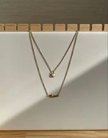 새상품 ana luisa LOVE 목걸이 수납 가방 포함 아나 루이사