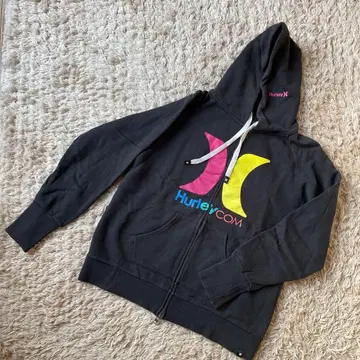 Hurley 컬러풀 로고 후드티