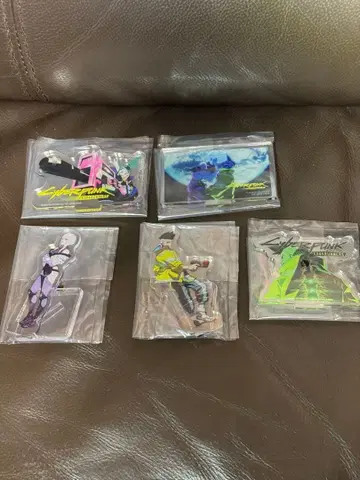 제일복권 사이버 펑크 아크릴 스탠드 5개 세트