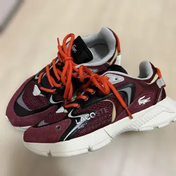 LACOSTE 컨디션 최상 스니커즈 버건디