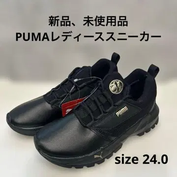 [새상품, 미사용품] PUMA 여성용 스니커즈 size 24.0 블랙