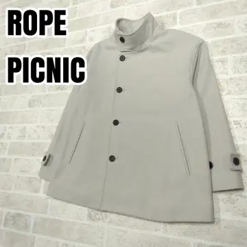 로페피크닉 스탠드 카라 코트 사이즈 38