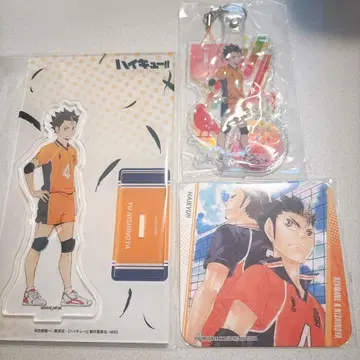 하이큐!! 아크릴 스탠드 키링 코스터 세트