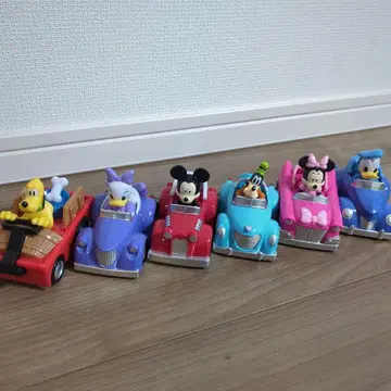 디즈니 미니카 6대 세트