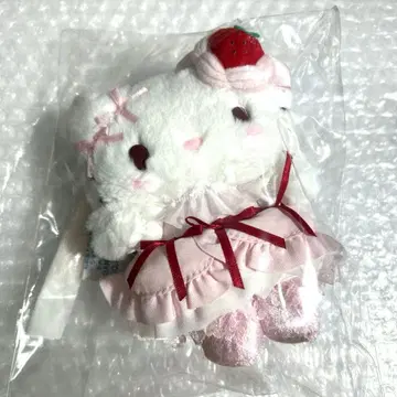 키티 딸기 휘핑 케이크 마스코트