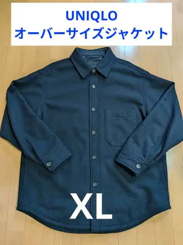 UNIQLO 오버사이즈 셔츠 자켓 XL 네이비