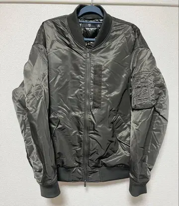 유니클로 +J MA-1 다운 레어 XXL 플라이트 자켓 카키