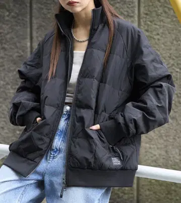 새상품 PUBLUX TAION 클래식 트랙 다운 자켓 블랙 M