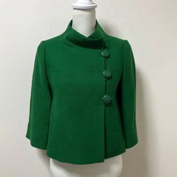 일본제 CLATHAS 클레이사스 겨울 그린 코트 양모 코트