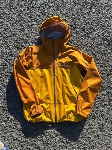 새상품급 mont-bell 썬더패스 자켓 오렌지