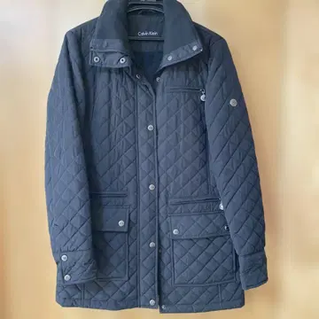 Calvin Klein 퀼팅 자켓 블랙