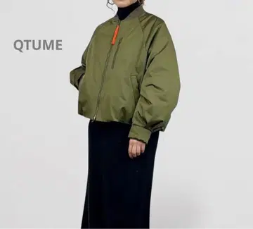 새상품 리버서블 MA-1 블루종 퀼트 솜 QTUME