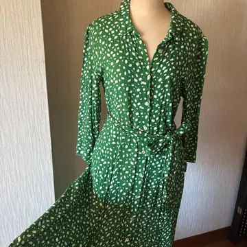 ZARA 올 패턴 롱 블라우스 오샤레